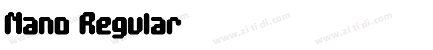 Nano Regular字体转换